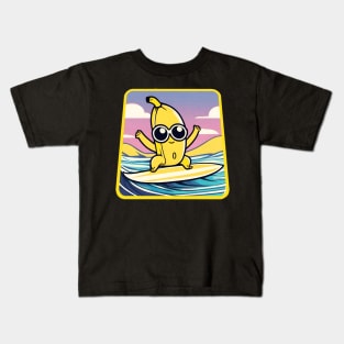 Banana Surfing Kids T-Shirt